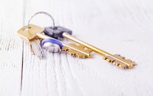 Brass keys containing lead