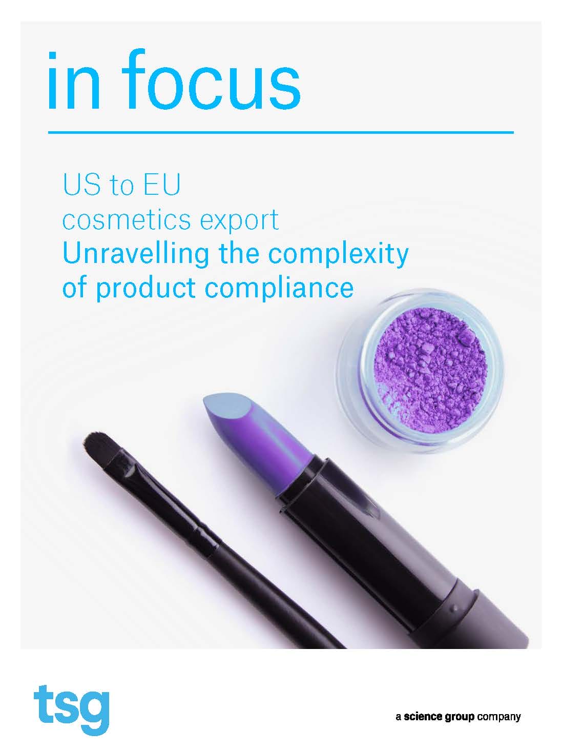 US to EU cosmetics export - unravelling the complexity of product compliance image